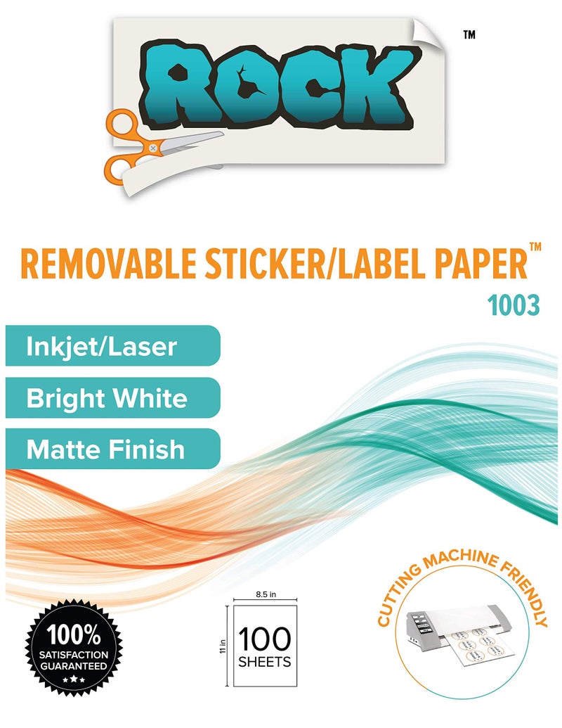 Rock Paper Scissors Removable Sticker Paper 8.5"x11" 100 count - Image 3